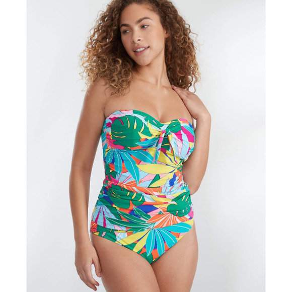 Bleu Rod Beattie Other - Bleu Rod Beattie Womens Life Of The Party Swim Bandini Top Multi Size 6 15892